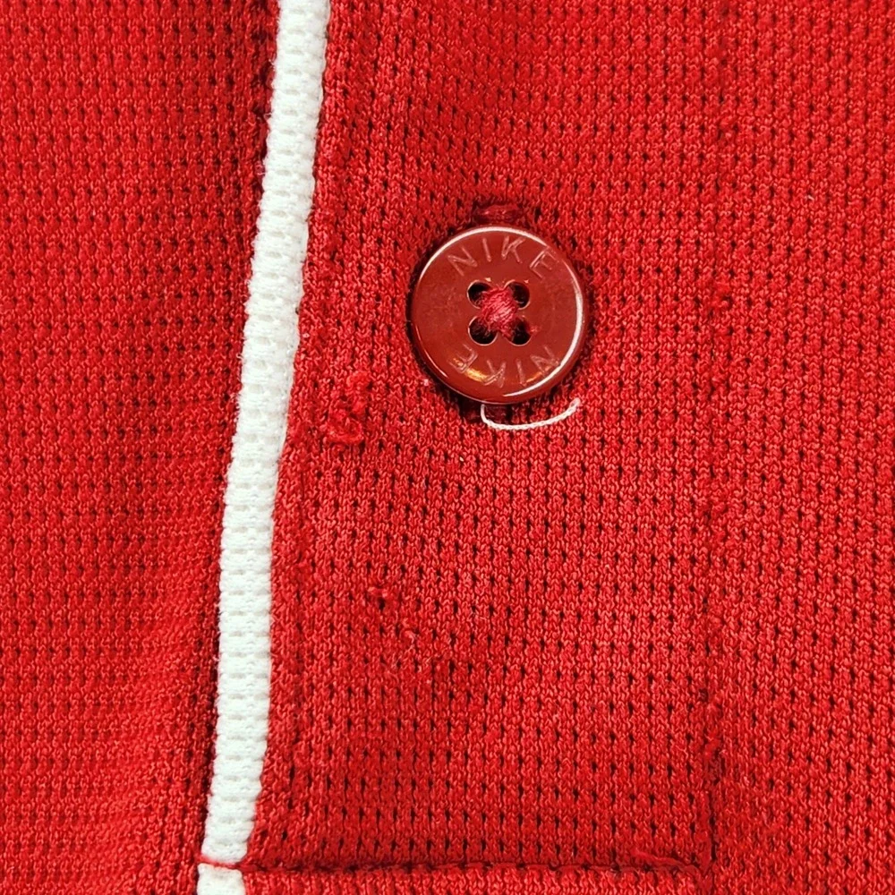 Nike Alabama Crimson Tide Mens XXL Red Polo Shirt Nike FIT‎ Team Collegiate